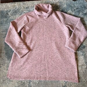 Pink Women's Cowlneck Sweatshirt
